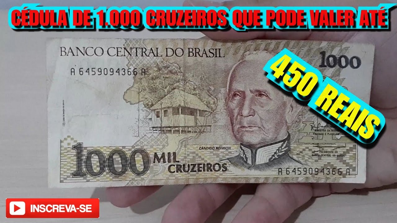 Quanto Vale 1 000 Cruzeiros Em Reais 2022
