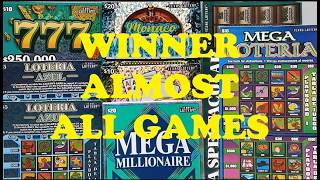 WINNER ALMOST ALL GAMES! TEXAS LOTTERY SCRATCH OFFS LUCKY SESSION🍀🤑🏆