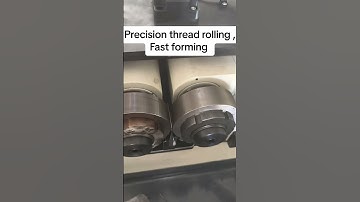 Precision thread rolling,fast forming #threadrollingmachine#threadrolling#threadrollingdie#knurling