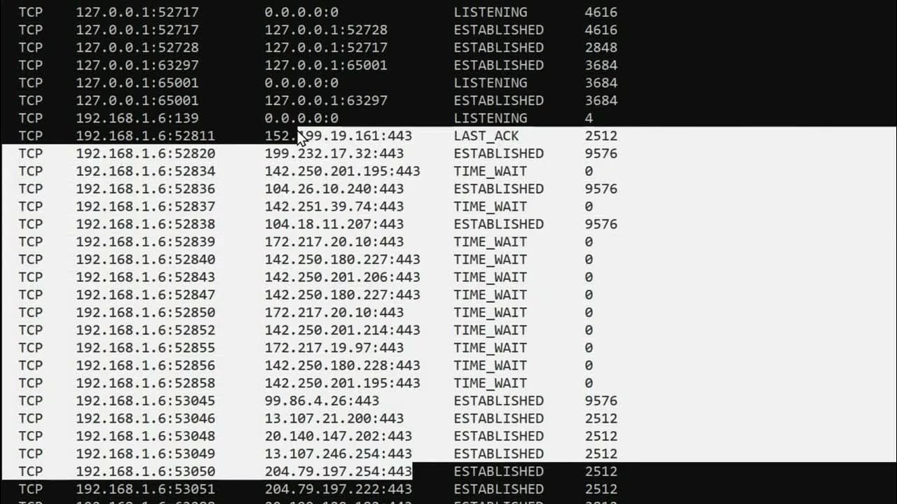 039 Netstat and Wireshark YouTube