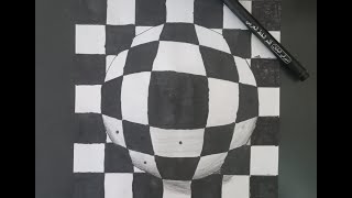 illusion optique (dessin rond facile ) illusion optique (dessin rond facile )