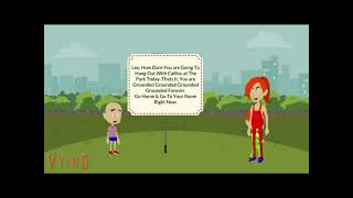 Clic Caillou Misbehaves During The Field Tripall 5 Strikestroublebus