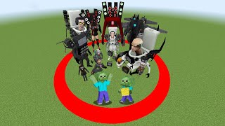 TİTAN HOPARLÖR KAFA DAİREDEN SON ÇIKAN KAZANIR   Minecraft