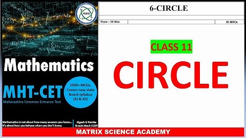 6 CIRCLE MCQ SOLVING SESSION l Q1-Q25 l MATHEMATICS MCQ BOOK SOL l ALGESH SIR l MSA