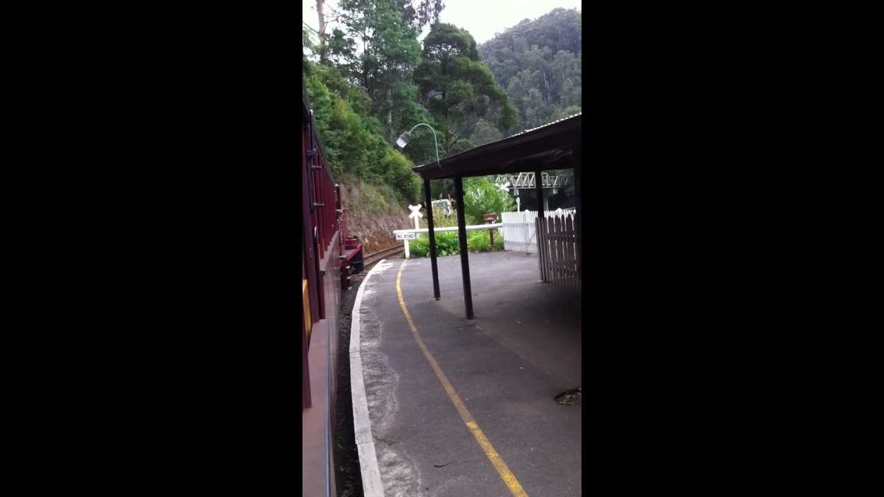 Walhalla Goldfields Railway - From Thomson Station, Victoria, Australia
