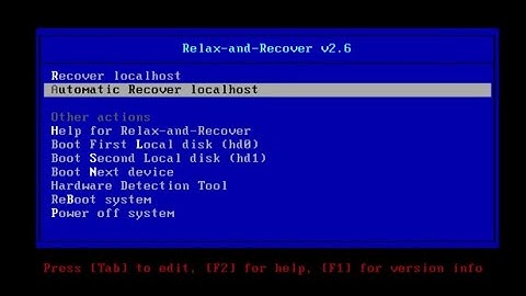 Relax-and-Recover ReaR with Oracle Linux 9.0 backup system ?