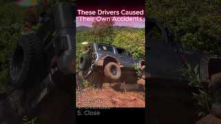 These Drivers Caused Their Own Accidents
