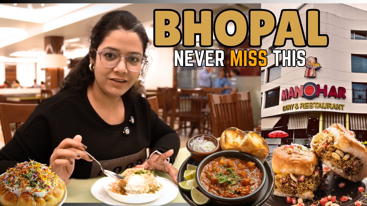 Bhopal’s Legendary Manohar Dairy Masala Dosa, Raj Kachori & Iconic Sweets 🔥My experience