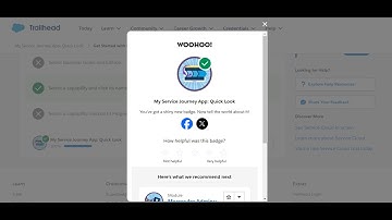 My Service Journey App: Quick Look || Trailhead Salesforce 2025 Guide