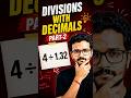 ⚡ Decimal Division Tricks | Part 2 🔥 | Solve Faster in Seconds | By Santhosh Sir #shorts #vedantu