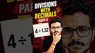 ⚡ Decimal Division Tricks | Part 2 🔥 | Solve Faster in Seconds | By Santhosh Sir #shorts #vedantu