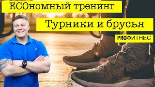 ECOномный тренинг/Чем важны турники и брусья/Нет денег на спортзал-иди на турники//Чем заменить зал/