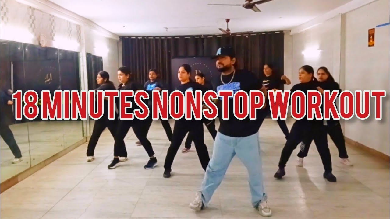 20 minutes nonstop workout cover by dance society #fitness #arobic #workout #zumba 