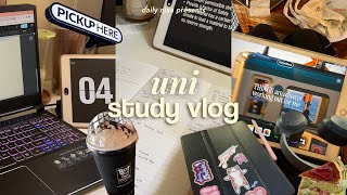 uni vlog 🎧 | productive and busy days as an architecture student, finishing plates, study for exams