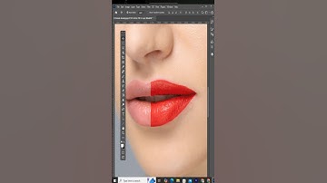 How to Make Realistic Lipstick ( photoshop effect ) #photoshop #tutorial