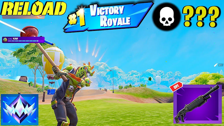 High Elimination Ranked Fortnite Reload Gameplay | 480fps 1440p Chapter 6