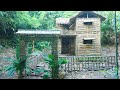 Survival instinct,Wild alone... 69 Days of Survival | build a villa in the wild forest - FULL VIDEO