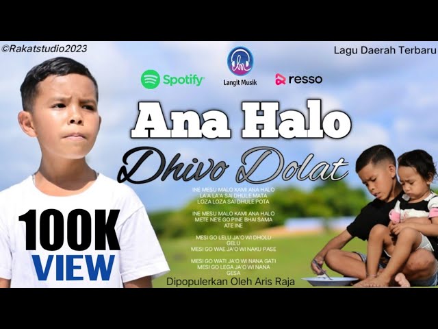 Lagu Daerah Ngada Terbaru || ANA HALO || DHIVO DOLAT || MV class=