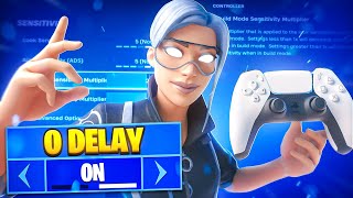 NEW Console 0 Delay Controller SETTINGS + Sensitivity in Fortnite Chapter 5