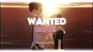 WANTED - SOMO (AUDIO EDIT)