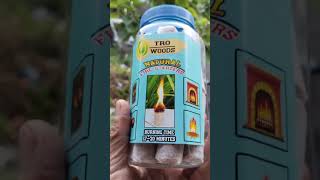 ECO FRIENDLY FIRELIGHTER#bushcraft #fire #camping #survifal