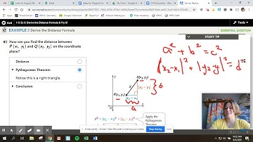 Lesson 1 3 Example 3 Distance Formula- Savvas enVision Geometry Tutorial