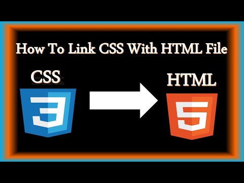 HTML & CSS Tutorials For Beginners | How To Link CSS With HTML