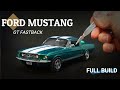 Full build ford mustang gt fastback 1967  amt scale model car  125