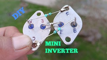DIY MINI INVERTER USING TRANSISTOR 2N3055