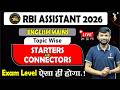 RBI Assistant Mains 2026 English Live | Jayesh Sir | Siddhantu Education