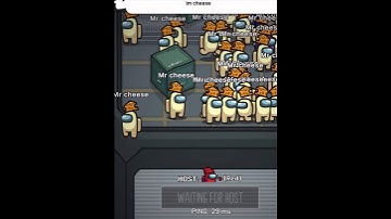 40 player lobby Shapeshifting #amongus #mods #shorts #viralvideo #innersloth