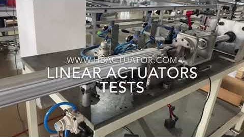 Linear Actuators Tests