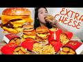 Eating McDonald's with EXTRA CHEESE! Satisfying McDonald's Mukbang Eating Show | Big Mac