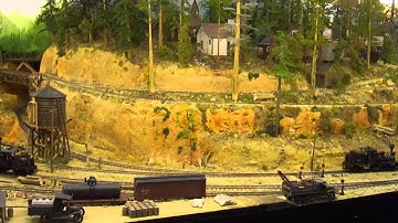 Groenen Creek On30 Logging Model Railroad / Railway, Railex May 2012