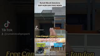 Rumah Murah Sukodono Sidoarjo Rumah 6x12 290 Juta Siap Huni 085707123455