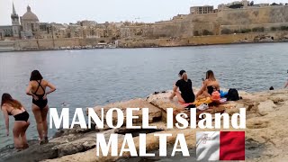 MALTA - SLIEMA - MANOEL Island and Fort walk/ Duck Village / 2021