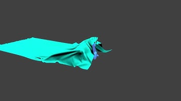 WebGPU Cloth Simulation - Cloth Pulling