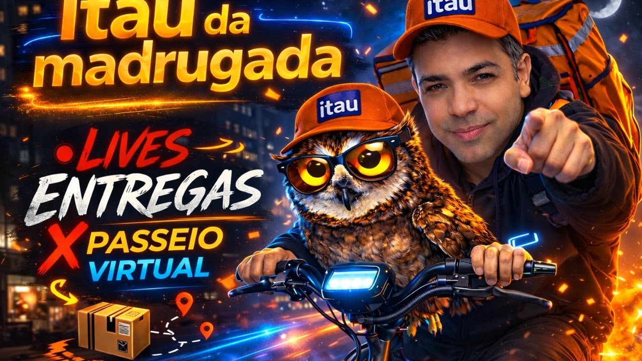 Itau da madrugada | Ao vivo 🌙🦉 | IRL Rua Augusta – Turismo Virtual