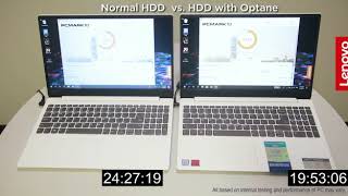 Normal Hdd Vs Hdd With Optane