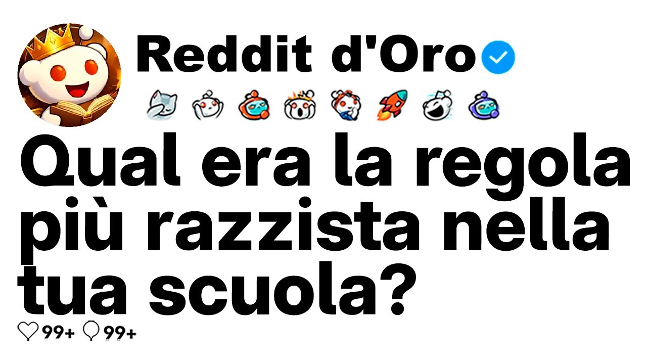 [STORIA COMPLETA] Qual era la regola più razzista nella tua scuola?