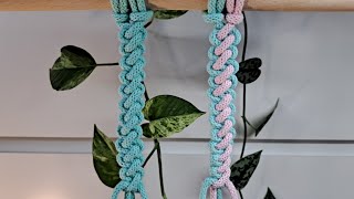 Macrame knots Part. 16 Slow tutorial. Friendship bracelet knot. DIY Profile
