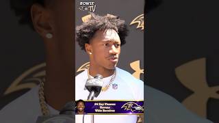 #Ravens WR Zay Flowers speaks on the new offensive scheme #RavensFlock #nfl