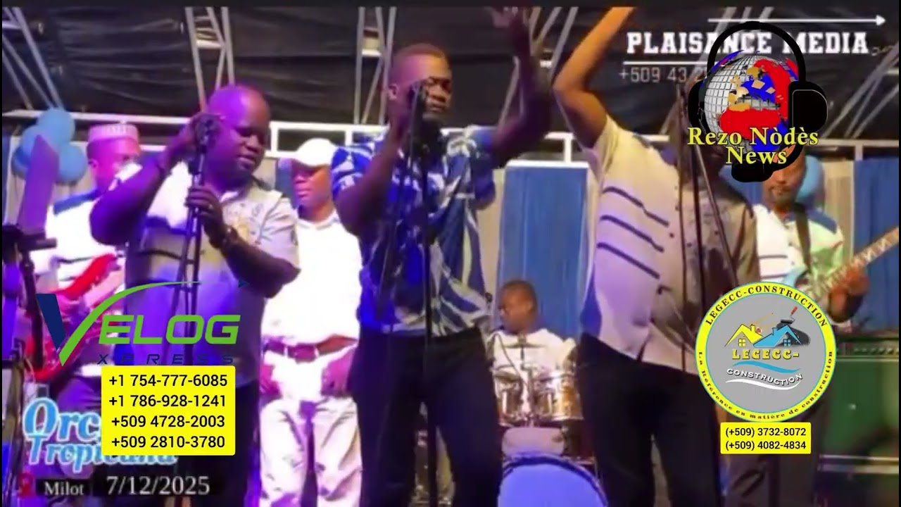 Nouvo chantè (stagiaire) Tropicana a Wilkendy Toussaint. Je Te Désire live Milot