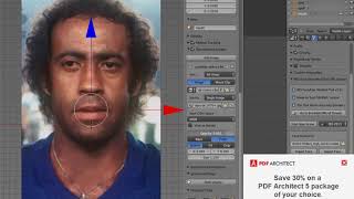 TUTORIAL BLENDER - Fazer faces PES2017 no Blender -  JH Facemaker