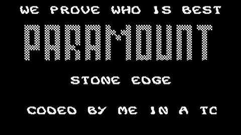 Paramount Intro 12 ! Commodore 64 (C64)