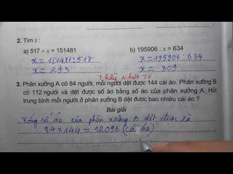 Video TOÁN LỚP 4 - VỞ BÀI TẬP 1 (Bài 81/ Trang 92) - LUYỆN... - youtube