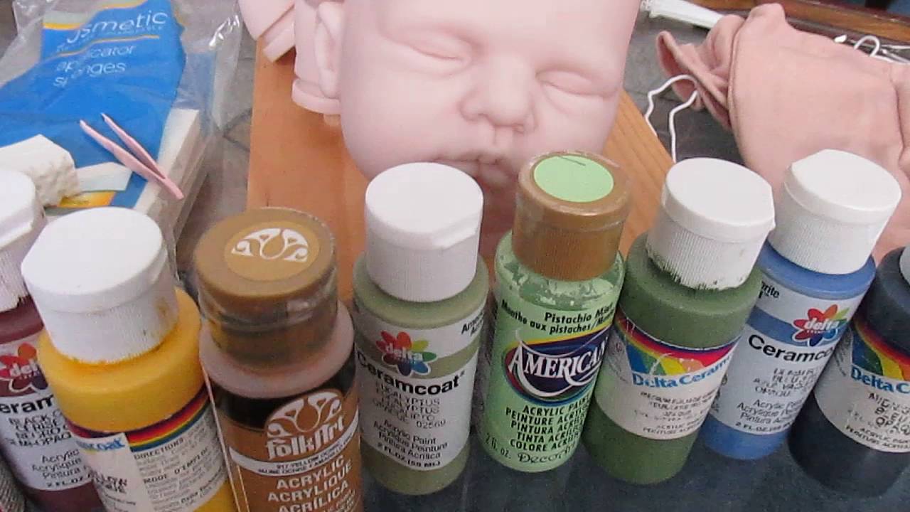 reborn baby paint kit