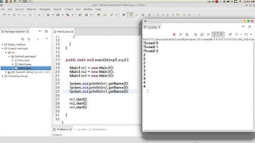 124 Java advanced Multithreading get setName method دالة الحصول