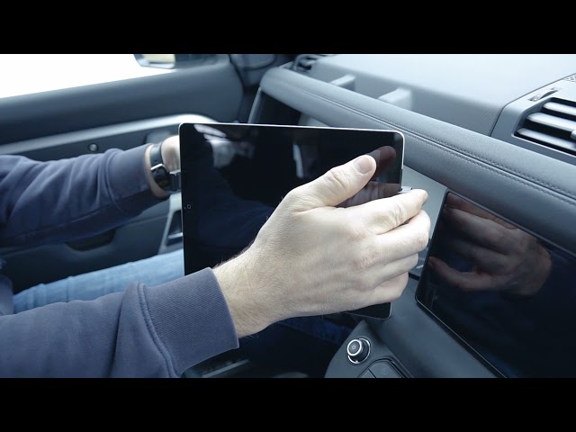 Defender L663 Front Drivers Tablet Mounts