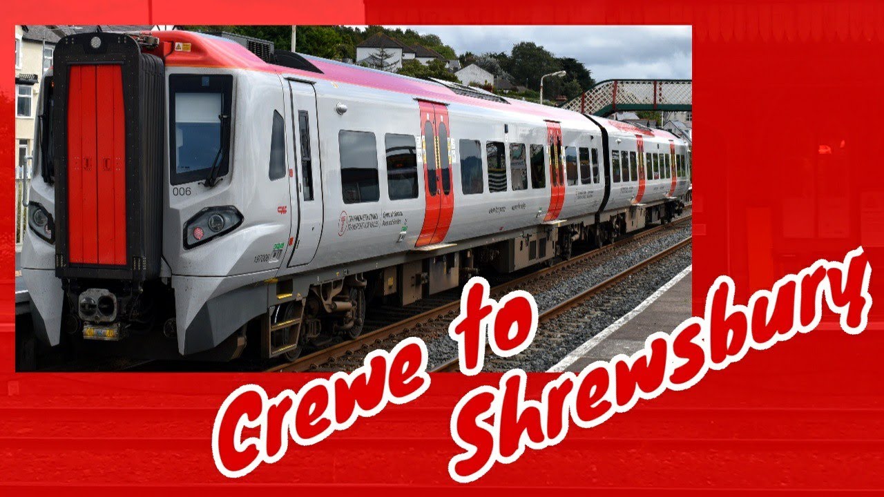 Crewe to Shrewsbury | FULL JOURNEY | Transport for Wales 197 Civity (Stopping Service)